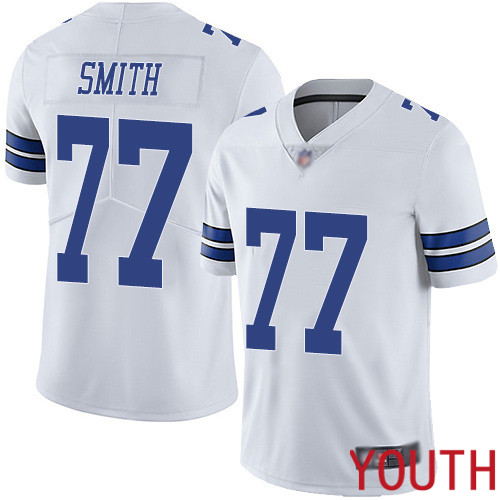 Youth Dallas Cowboys Limited White Tyron Smith Road 77 Vapor Untouchable NFL Jersey